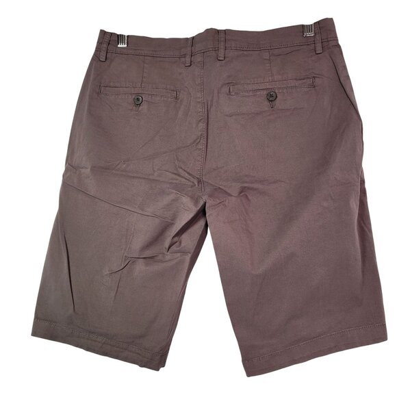 Goodthreads Men's Brown Slim-Fit 7" Flat-Front Stretch Chino Shorts Size 31 New - Picture 2 of 11